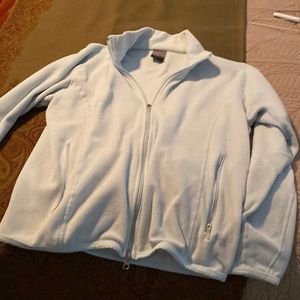 Light blue workout jacket